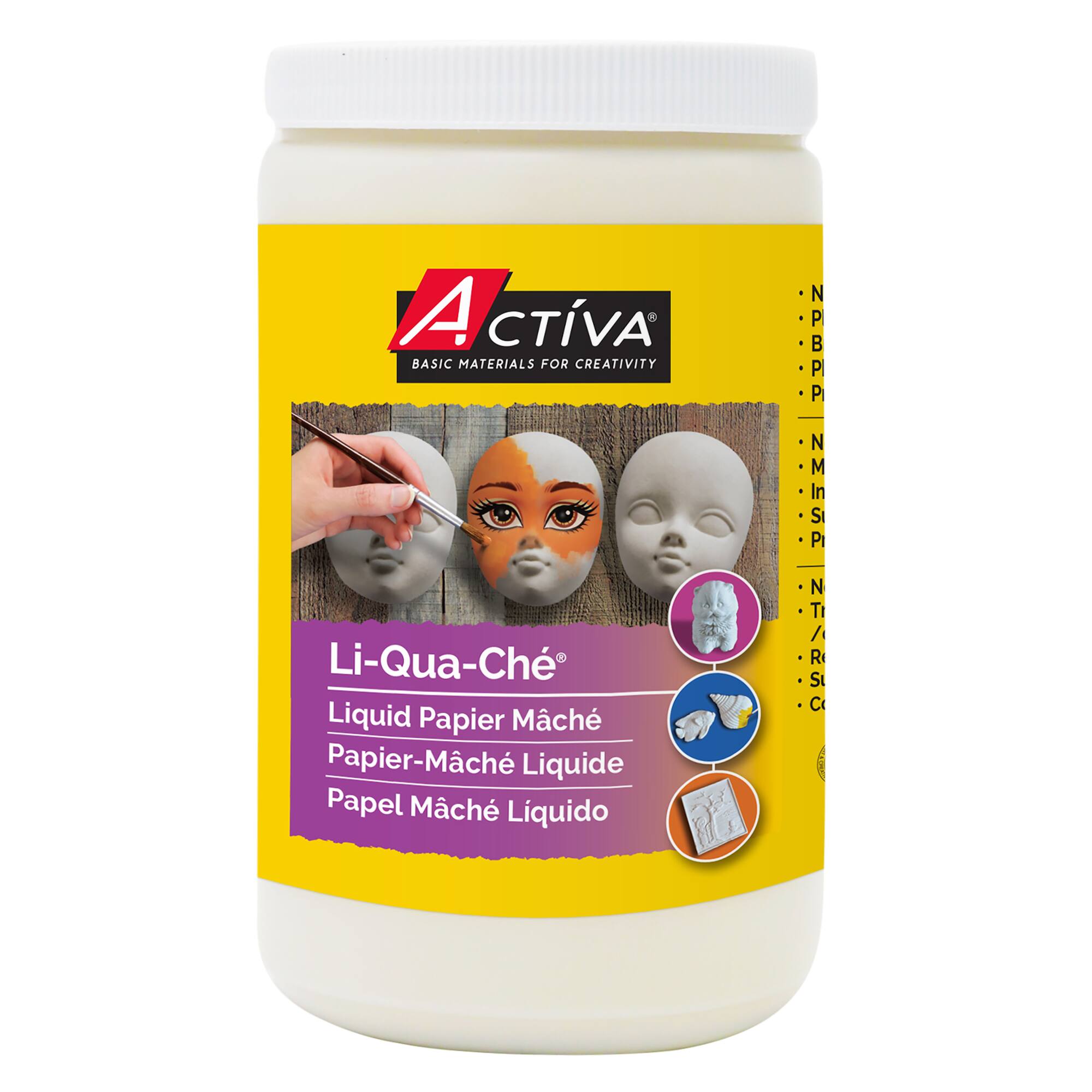 Actíva® Li-Qua-Ché Liquid Air Cured Casting Compound, 32oz.